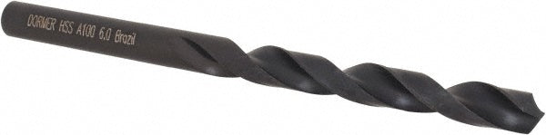 0.2362" HSS Drill Bit, Oxide, 118° point - Dormer Pramet 5966769