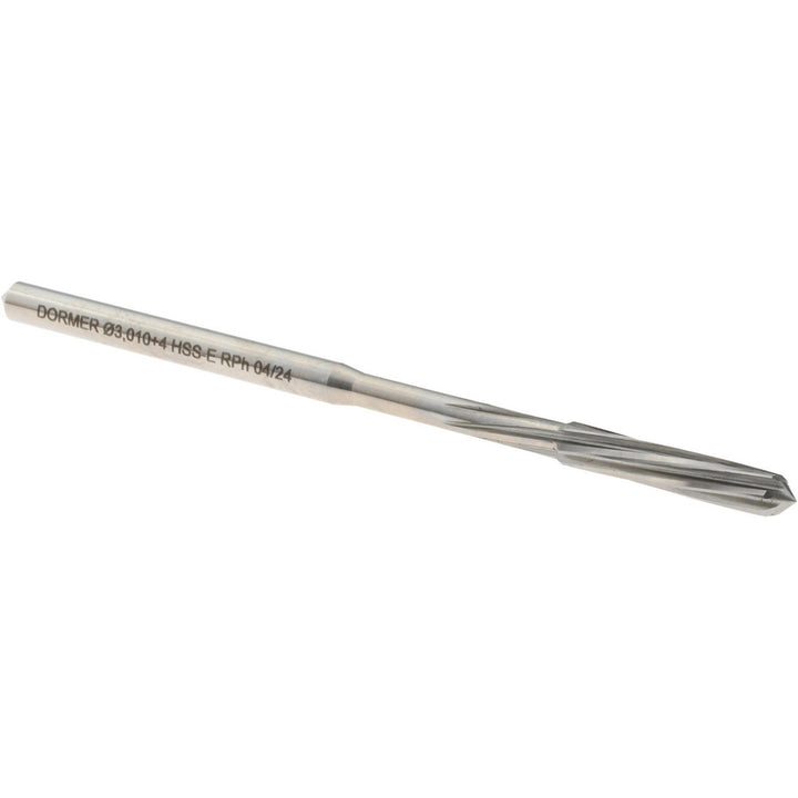 0.1186" Cobalt Steel Reamer - Dormer Pramet 5986842