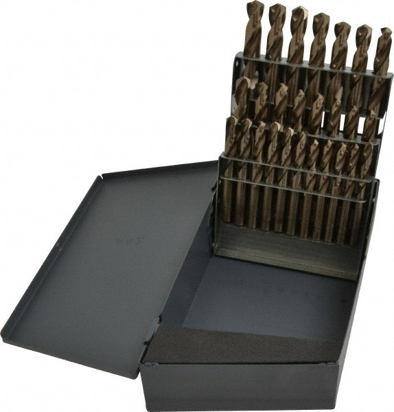 Cobalt Jobber Length Drill Bit, Gold Finish, 135° point - Chicago-Latrobe 69855