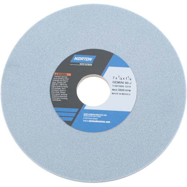 7 x 1/4" 60-Grit Aluminum Oxide Grinding & Cutoff Wheel - Norton 66253246788