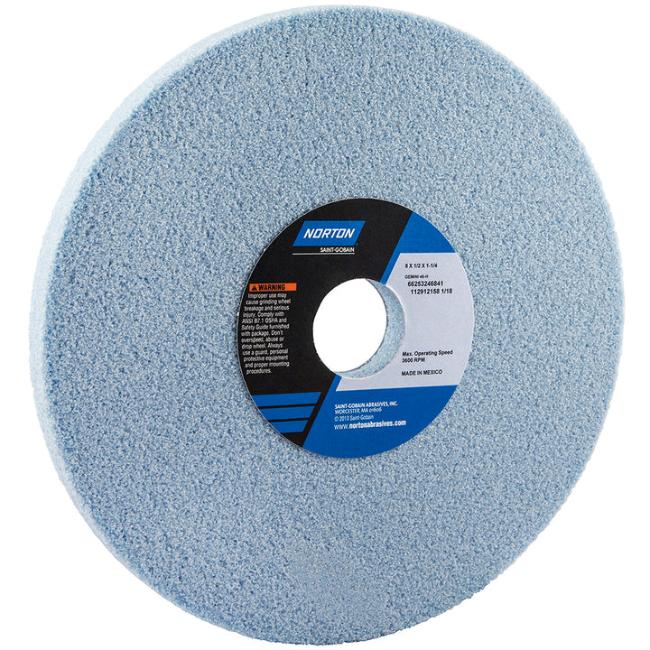 8 x 1/2" 46-Grit Aluminum Oxide Grinding & Cutoff Wheel - Norton 66253246841