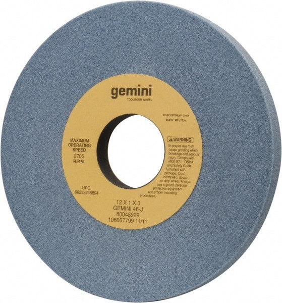 12 x 1" 46-Grit Aluminum Oxide Grinding & Cutoff Wheel - Norton 66253246894