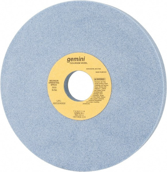 7 x 3/4" 60-Grit Aluminum Oxide Grinding & Cutoff Wheel - Norton 66253246830