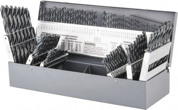 High Speed Steel Jobber Length Drill Bit, Oxide, 135° point - Chicago-Latrobe 45650