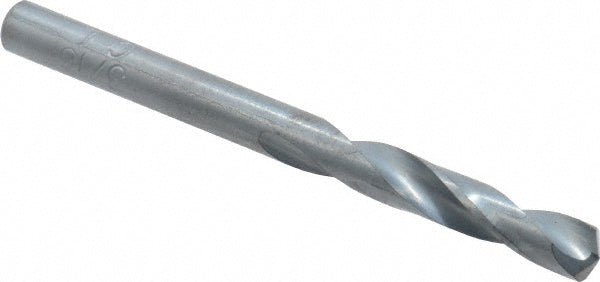 3/16" High Speed Steel Screw Machine Drill Bit, Coated, 135° point - Chicago-Latrobe 49212