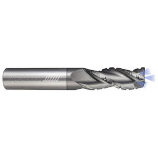 1/2" 3-Flute Solid Carbide Corner Radius End Mill, Nplus - Helical Solutions 88086