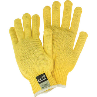 Small Yellow Kevlar Cut & Abrasion-Resistant Gloves - MCR Safety 9370S