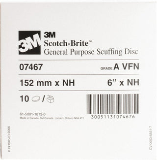 6" Deburring Wheels Disc - 3M 7000120838