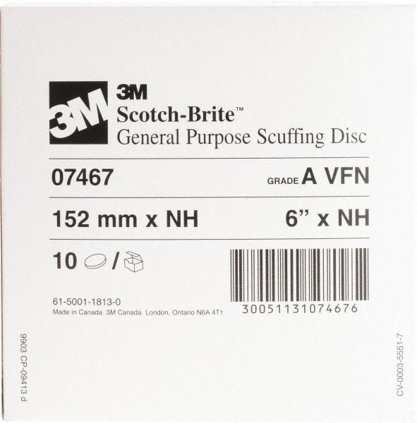 6" Deburring Wheels Disc - 3M 7000120838