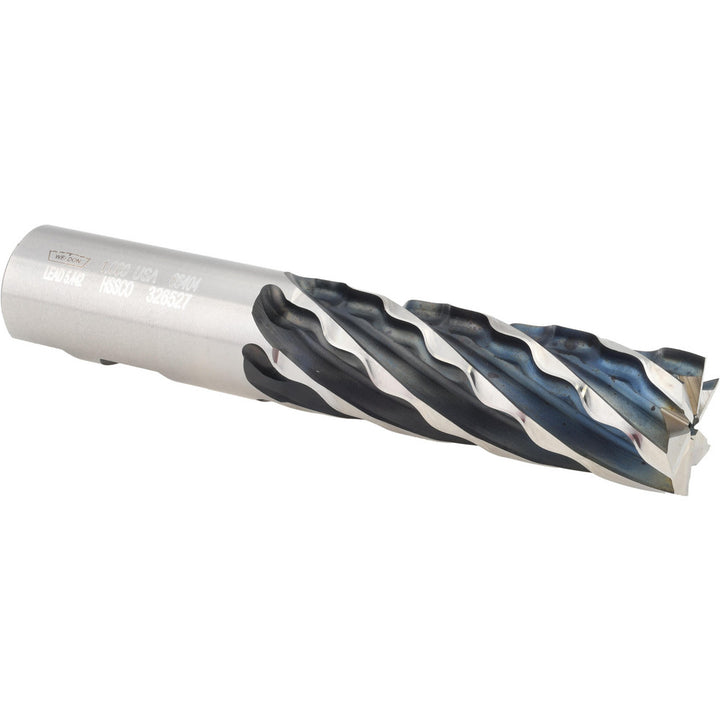 1.0000" 6-Flute High Speed Steel Square End Mill - Weldon 66404-00-W