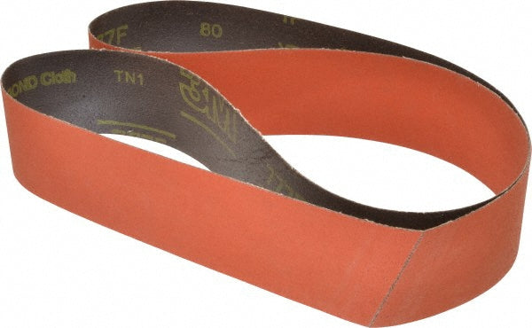 2-1/2 x 60" 80-Grit Ceramic Aluminum Oxide Belt - 3M 7010359750