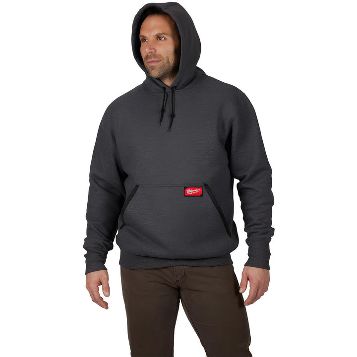Large Gray Heavy-Duty; Wind-Resistant; Tear-Resistant; Abrasion-Resistant Protective Garment - Milwaukee Tool 350G-L