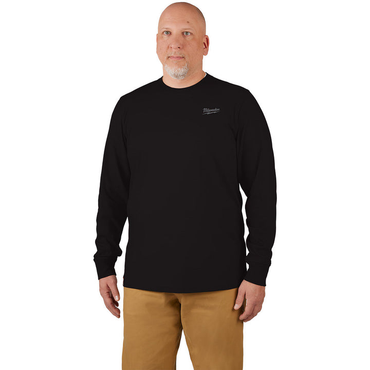 Large Black Lightweight; Breathable; UV Protection Protective Garment - Milwaukee Tool 604B-L