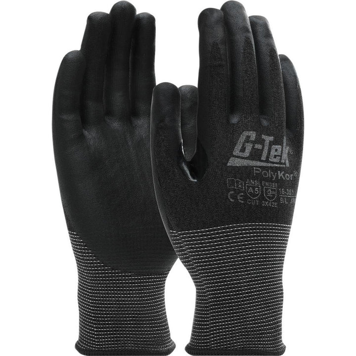 Medium Black HPPE Blend Cut-Resistant Gloves - PIP 16-351/M