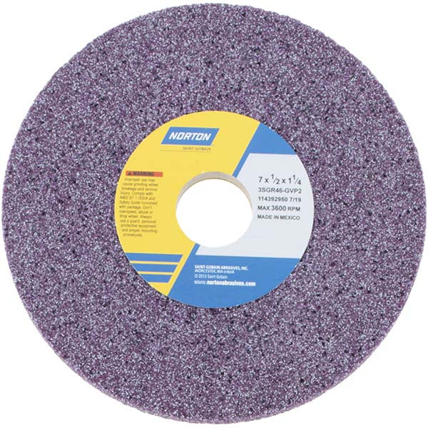 7 x 1/2" 46-Grit Ceramic Grinding & Cutoff Wheel - Norton 66252916210