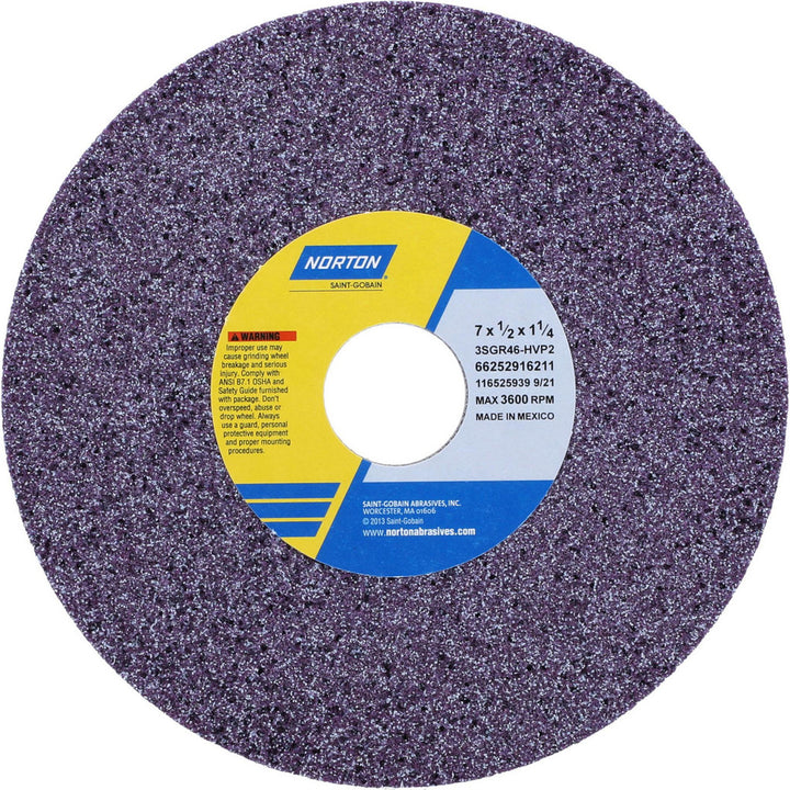 7 x 1/2" 46-Grit Ceramic Grinding & Cutoff Wheel - Norton 66252916211
