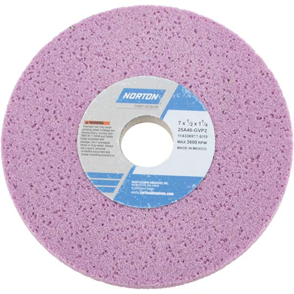 7 x 1/2" 46-Grit Aluminum Oxide Grinding & Cutoff Wheel - Norton 66252916218
