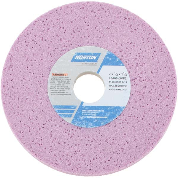 7 x 1/2" 60-Grit Aluminum Oxide Grinding & Cutoff Wheel - Norton 66252916220