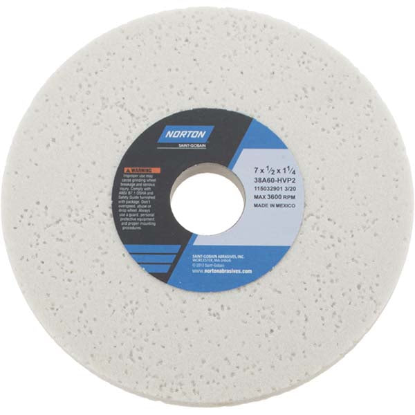 7 x 1/2" 60-Grit Aluminum Oxide Grinding & Cutoff Wheel - Norton 66252916225