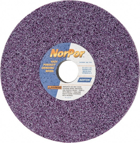 8 x 1/2" 46-Grit Ceramic Grinding & Cutoff Wheel - Norton 66253019345