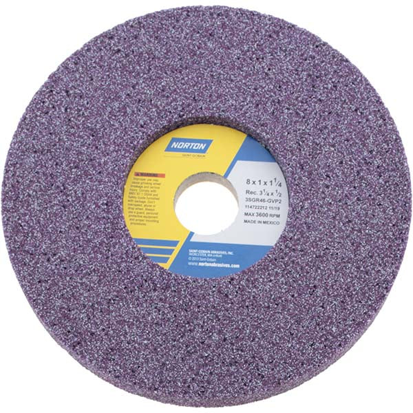8 x 1" 46-Grit Ceramic Grinding & Cutoff Wheel - Norton 66253019361
