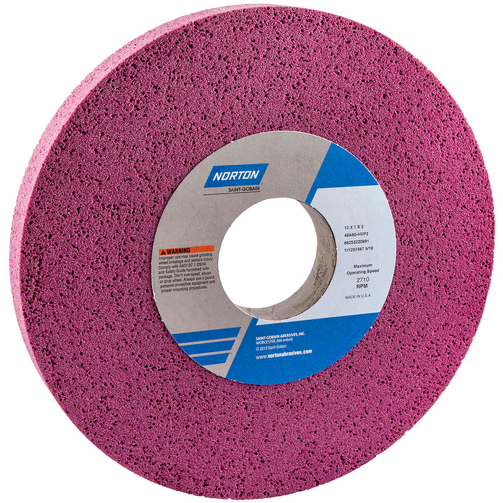 12 x 1" 60-Grit Aluminum Oxide Grinding & Cutoff Wheel - Norton 66253220891