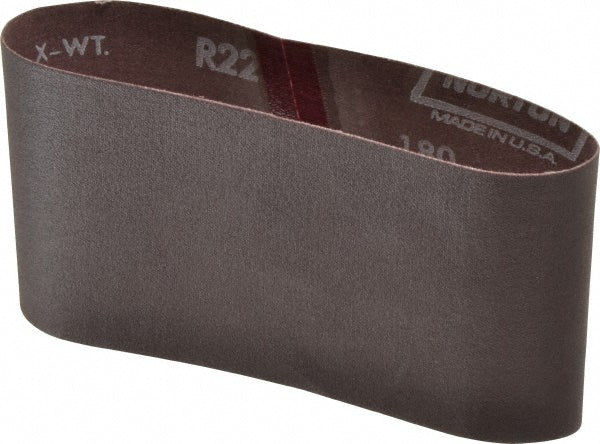 3-1/2 x 15-1/2" 180-Grit Aluminum Oxide Belt - Norton 78072704241