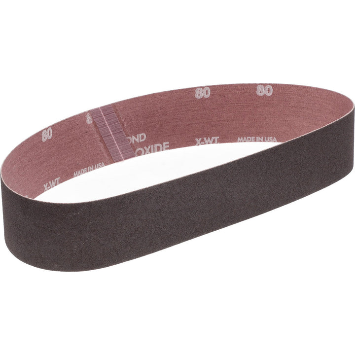 2 x 30" 80-Grit Aluminum Oxide Belt - Norton 78072762559