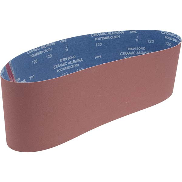 6 x 48" 120-Grit Ceramic Alumina Belt - Norton 78072766768