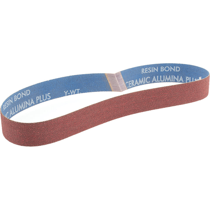 1 x 24" 80-Grit Ceramic Alumina Belt - Norton 78072772209
