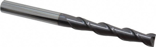 1/2" 2-Flute Solid Carbide Square End Mill, AlTiN - Accupro 12181763