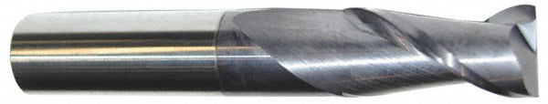 1" 2-Flute Solid Carbide Square End Mill, AlTiN - Accupro 12181712