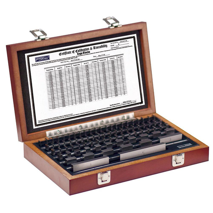 81-Piece Gage Block, Grade Economy - Fowler 53-672-081-0