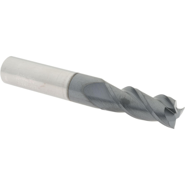 23/64" 3-Flute Solid Carbide Square End Mill, AlTiN - Accupro 12182012