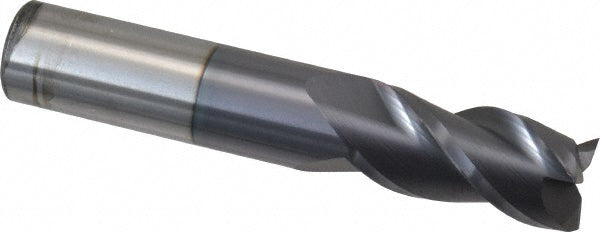 5/8" 3-Flute Solid Carbide Square End Mill, AlTiN - Accupro 12182109