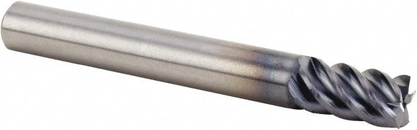 1/4" 5-Flute Solid Carbide Square End Mill, AlTiN - Kennametal 4048629