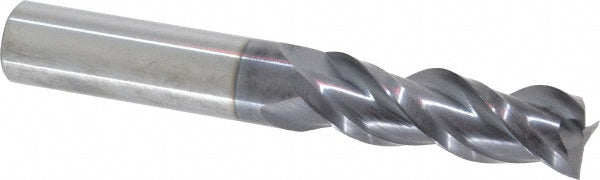 1/2" 3-Flute Solid Carbide Square End Mill, AlTiN - ProMax 109-03234