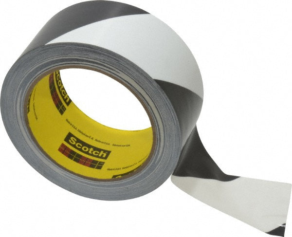 Black; White Safety Tape - 3M 7000048413