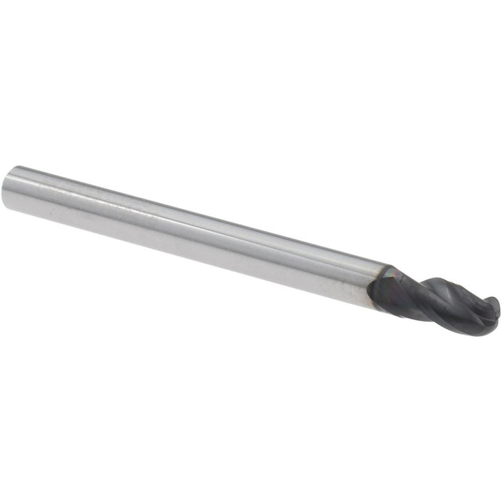 1/8" 3-Flute Solid Carbide Ball End Mill, AlTiN - Seco 17003780