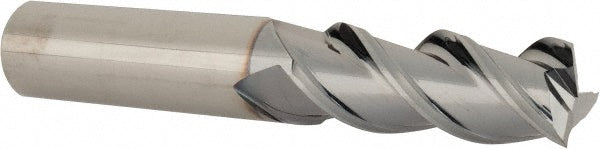 1/2in" 3-Flute Solid Carbide Square End Mill, TiCN - YG-1 28593TC