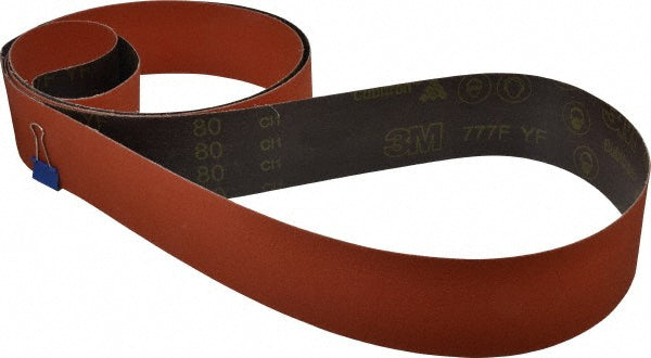 3 x 132" 80-Grit Ceramic Aluminum Oxide Belt - 3M 7000118451