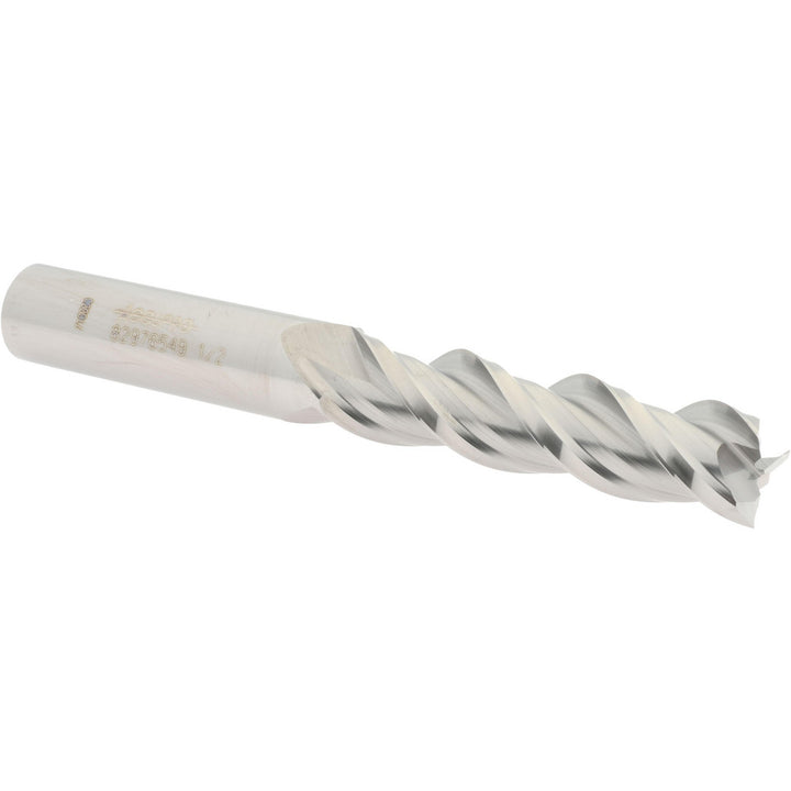 1/2" 3-Flute Solid Carbide Square End Mill - Accupro 12178608