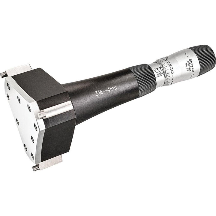 4.0000" Micrometer, 0.000200" accuracy - Starrett 67678