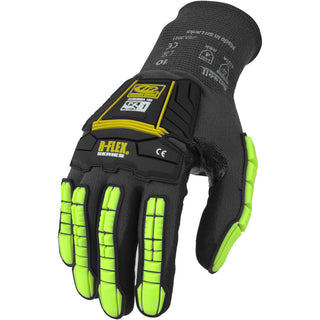 Black; Lime Green General Purpose Gloves - Ringers Gloves 840-10
