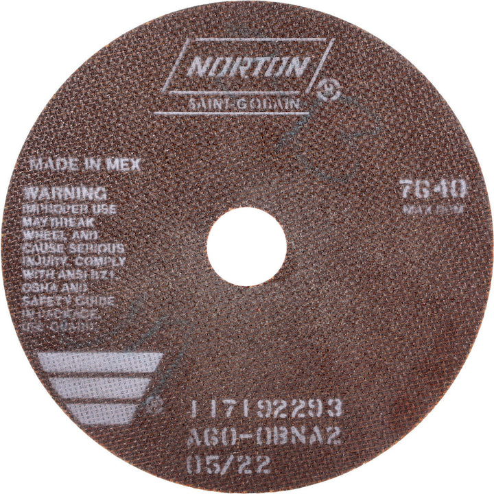 8" 60-Grit Aluminum Oxide Grinding & Cutoff Wheel - Norton 66253042980