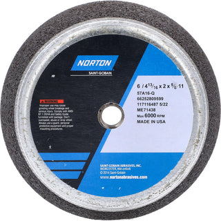 6 x 1-1/2" 16-Grit Aluminum Oxide Grinding & Cutoff Wheel - Norton 66252809599