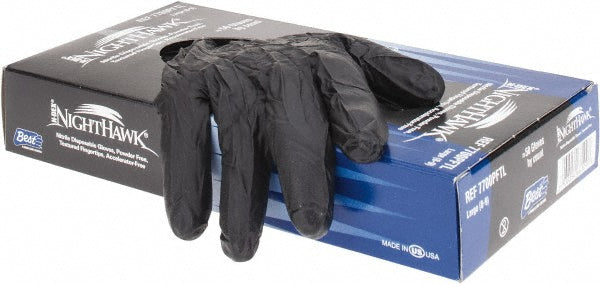 Black Nitrile Gloves - SHOWA 7700PFTL