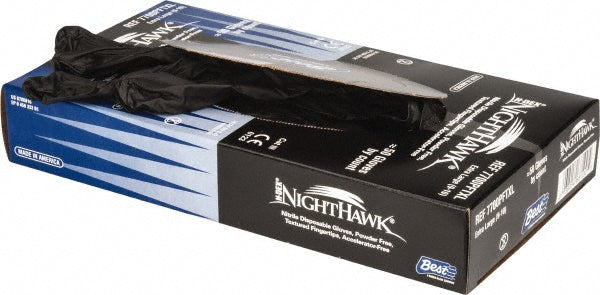 Black Nitrile Gloves - SHOWA 7700PFTXL