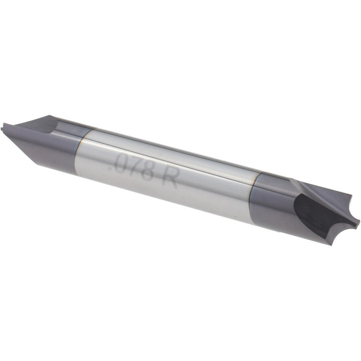 1/4" 2-Flute Solid Carbide Corner Rounding End Mill, AlTiN - Harvey Tool 46078-C3