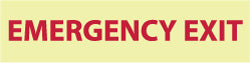Emergency Exit Sign - AccuformNMC GL19P